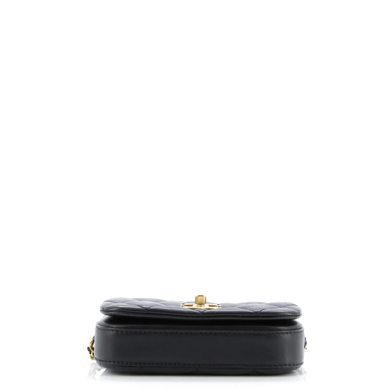 Nailed CC Full Flap Bag Quilted Calfskin Mini - Deep Luxury