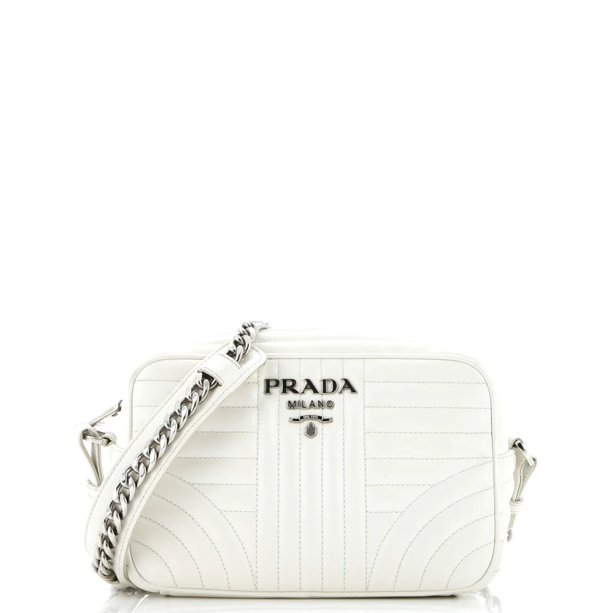 Camera Bag Diagramme Quilted Leather Small - Deep Luxury