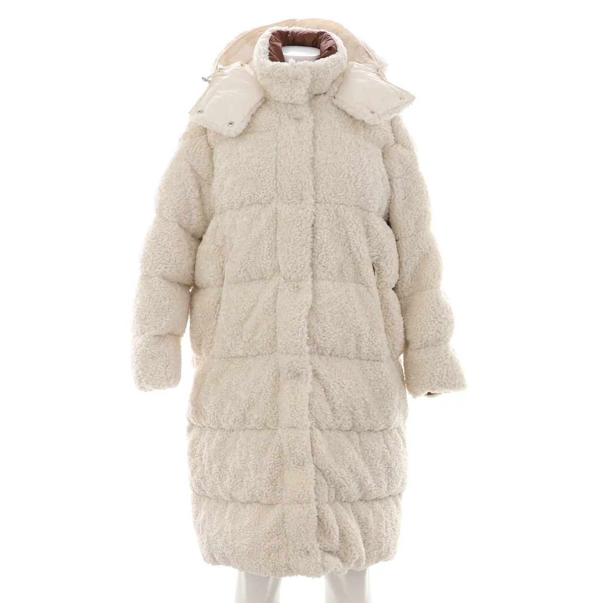 Women's Hainardia Hooded Puffer Coat Quilted Faux Fur with Down - Deep Luxury