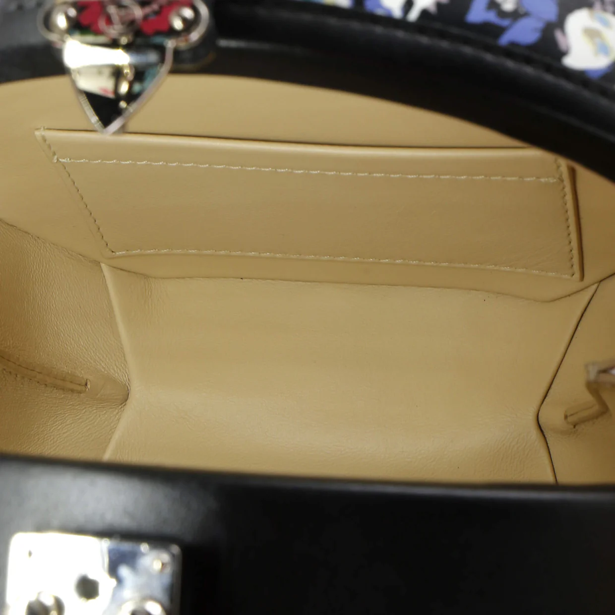 Petite Boite Chapeau Bag Floral Printed Leather - Deep Luxury