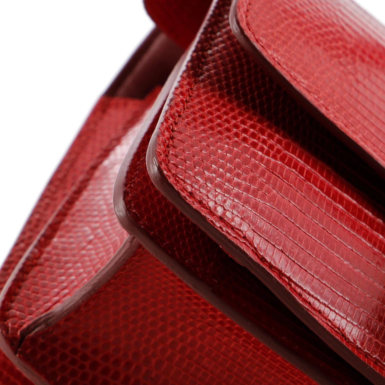 Classic Box Bag Lizard Small - Deep Luxury