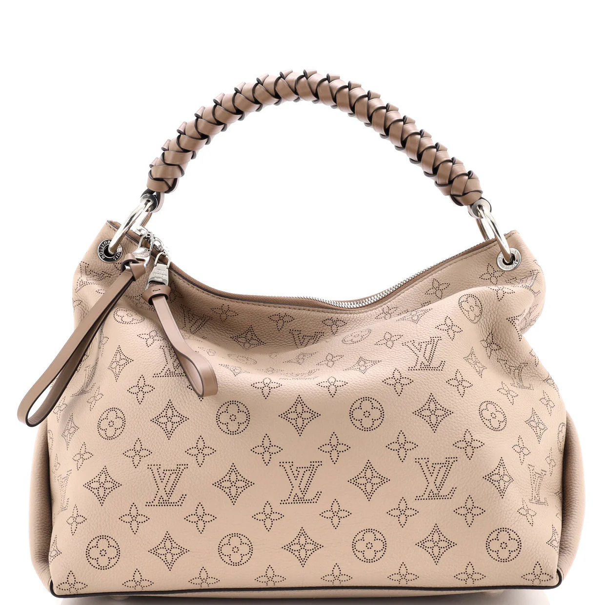 Braided Handle Beaubourg Hobo Mahina Leather MM - Deep Luxury