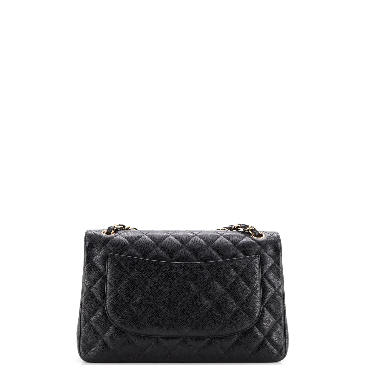 Classic Double Flap Bag Quilted Caviar Jumbo - Deep Luxury