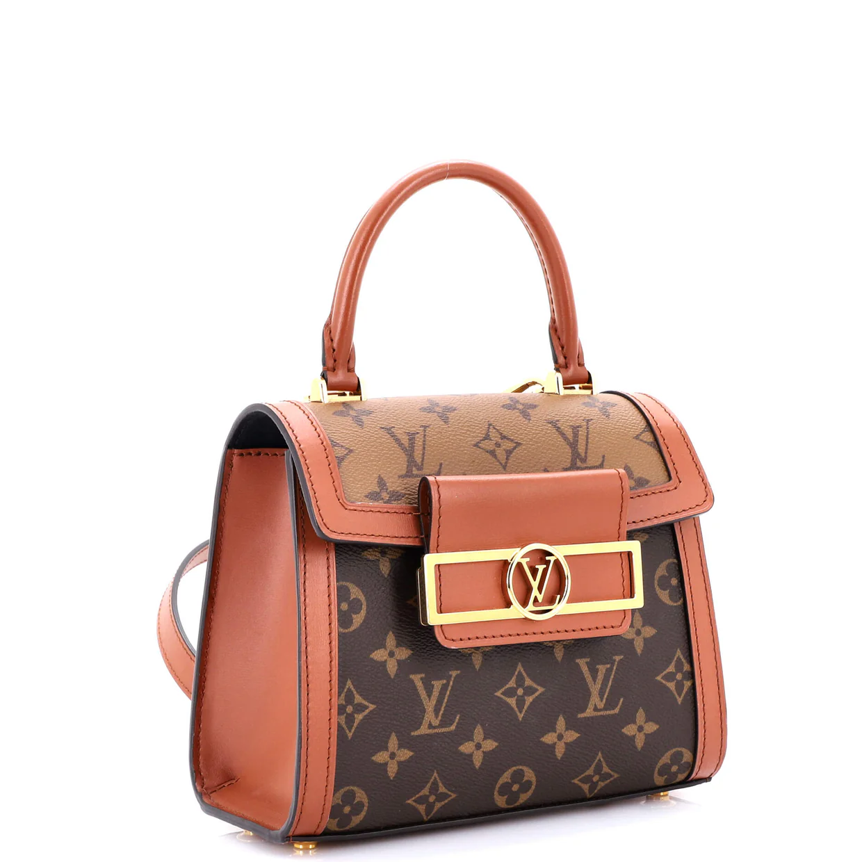 Dauphine Capitale Bag Reverse Monogram Canvas - Deep Luxury