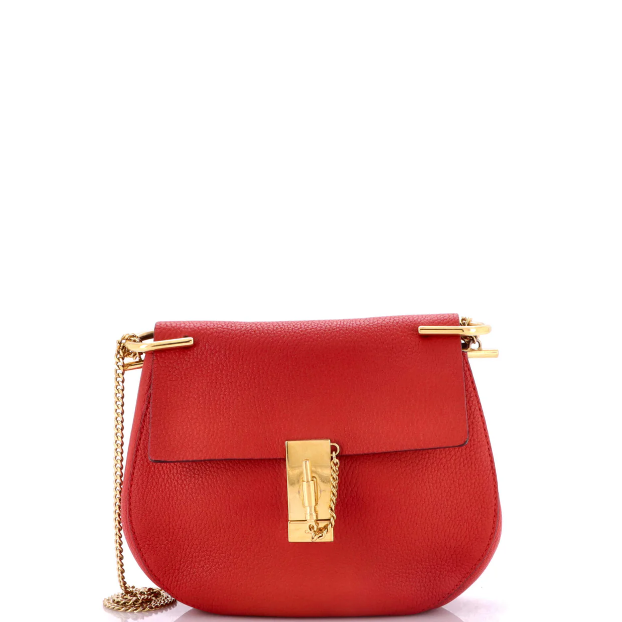 Drew Crossbody Bag Leather Small - Deep Luxury