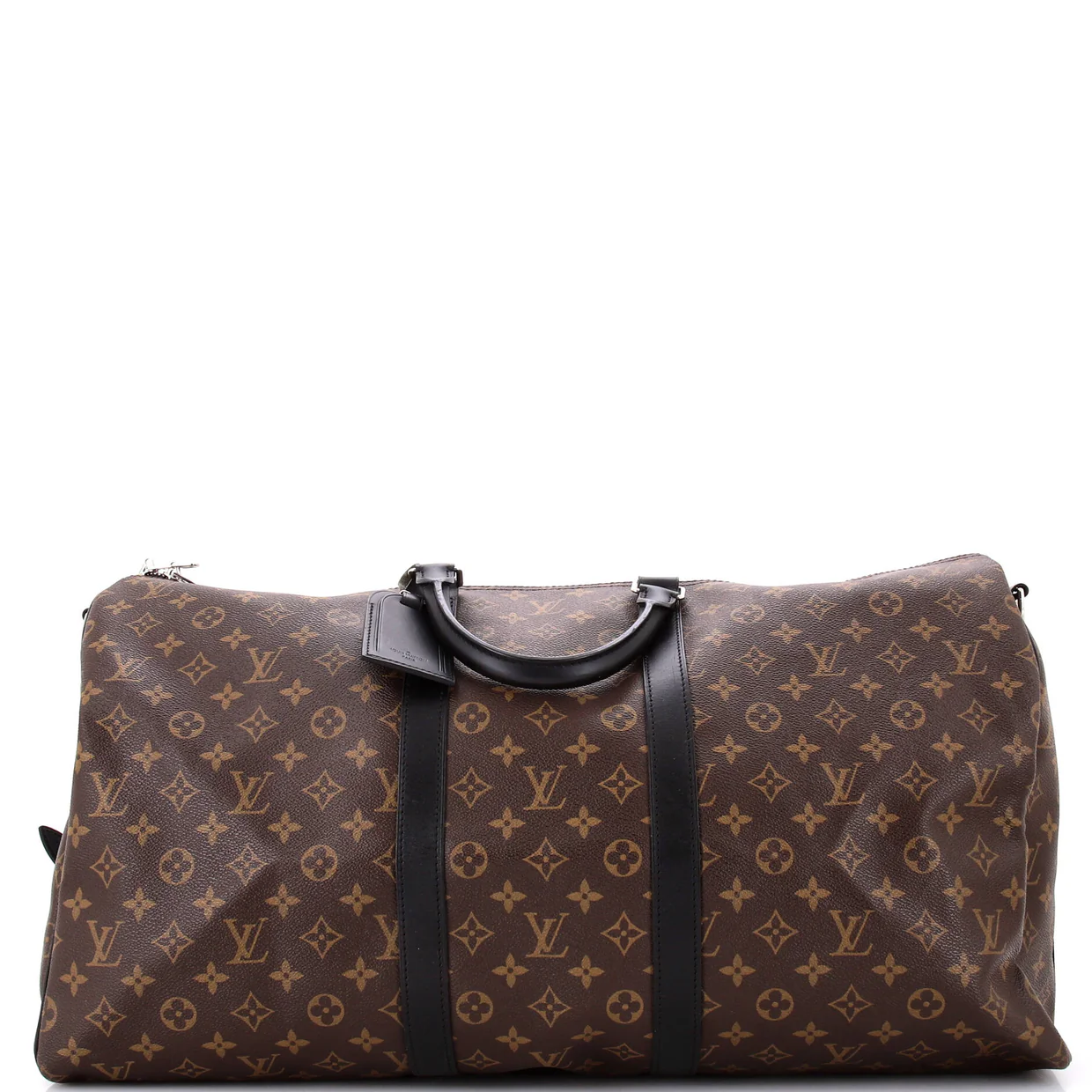 Keepall Bandouliere Bag Macassar Monogram Canvas 50 - Deep Luxury