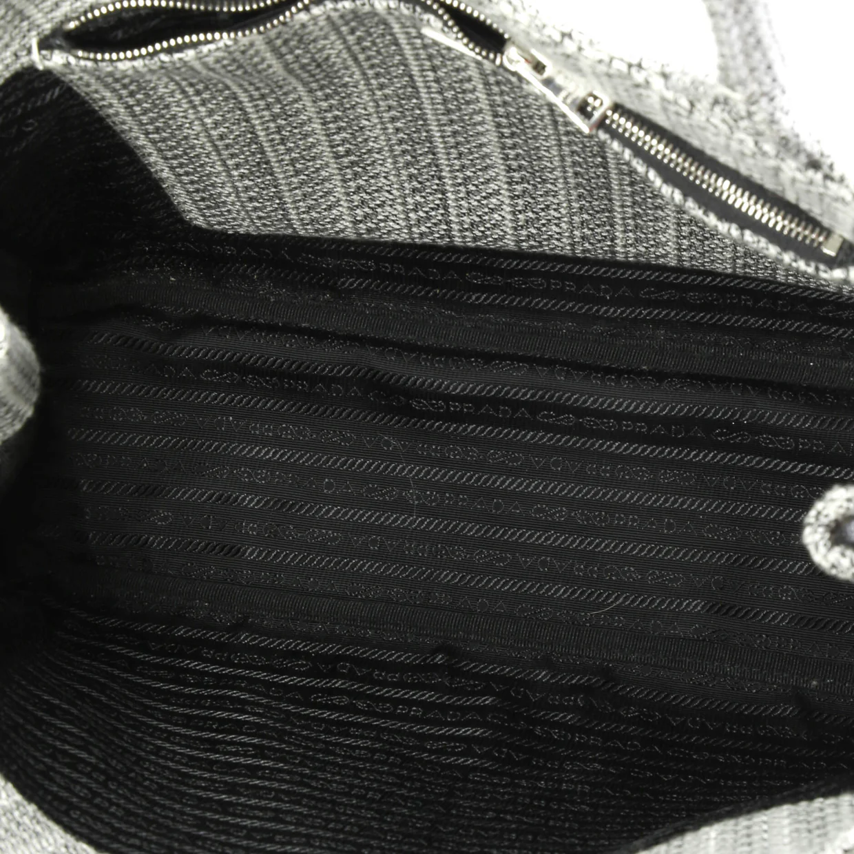 Logo Strap Canapa Tote Jacquard Medium - Deep Luxury