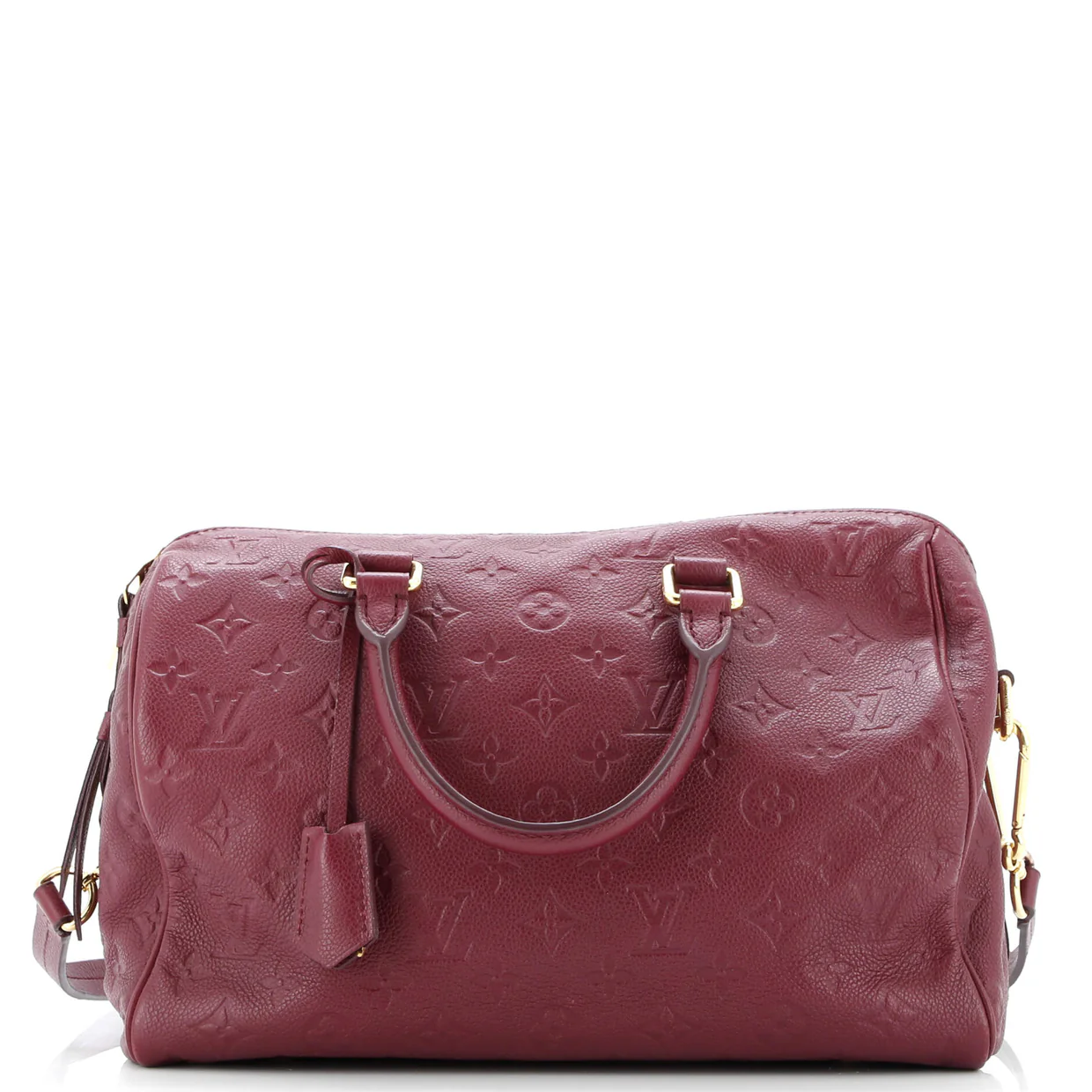Speedy Bandouliere Bag Monogram Empreinte Leather 30 - Deep Luxury