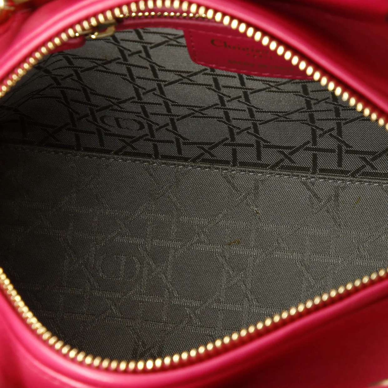 Lady Dior Bag Cannage Quilt Lambskin Medium - Deep Luxury