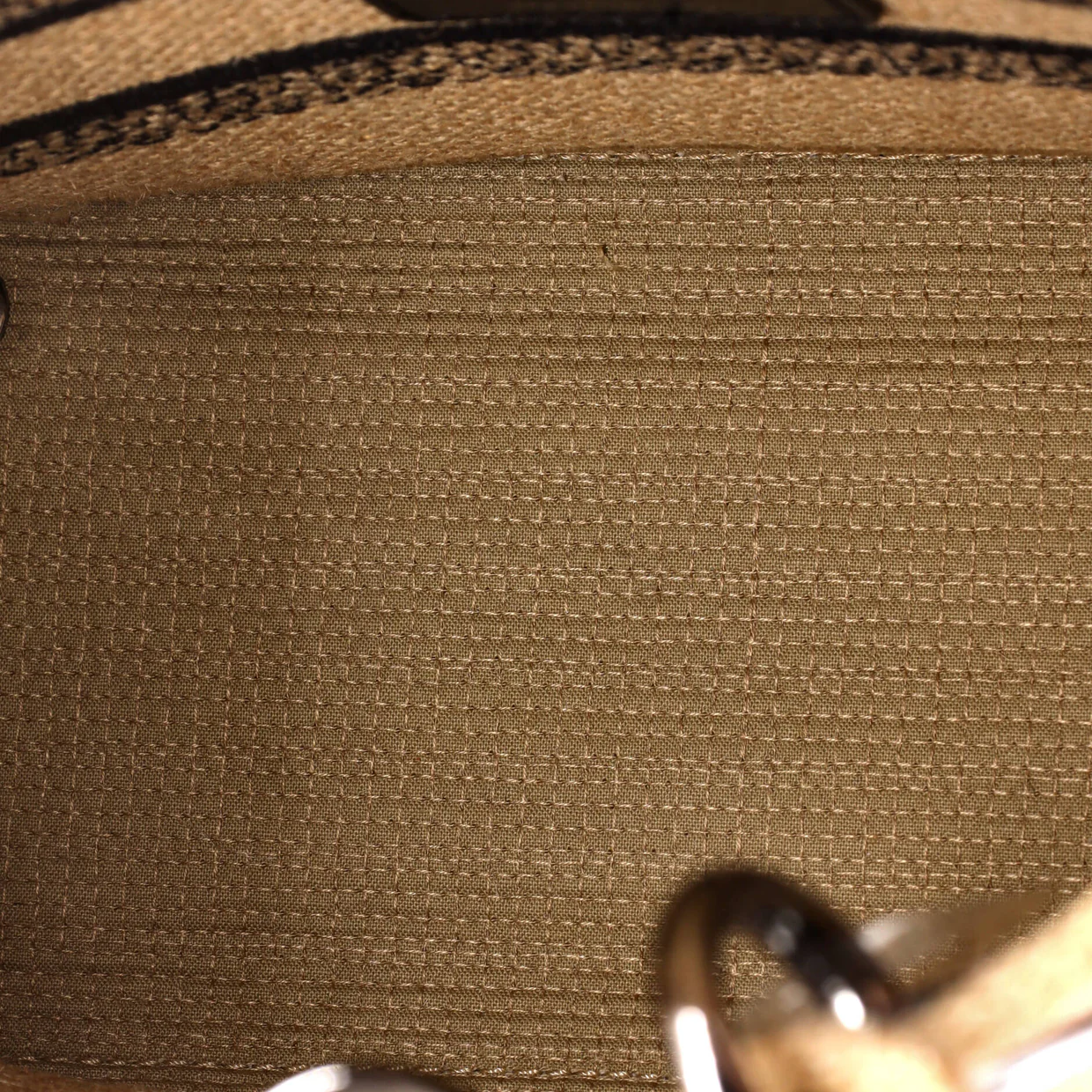 Lady D-Lite Bag Cannage Embroidered Raffia Medium - Deep Luxury