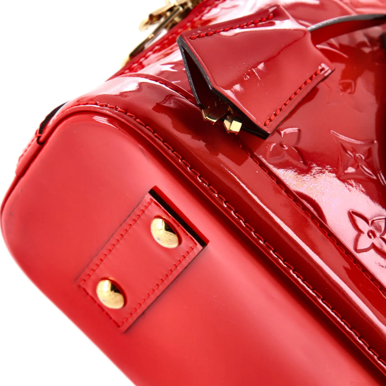 Alma Handbag Monogram Vernis BB - Deep Luxury