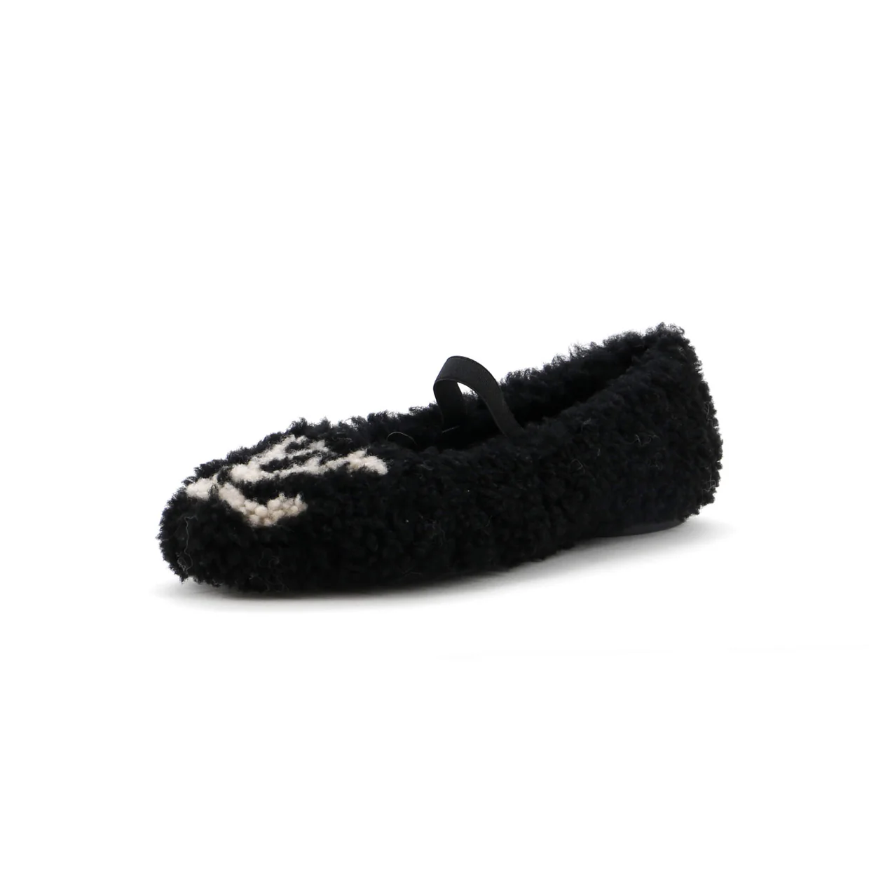Women's Popi Ballerina Flats Shearling - Deep Luxury