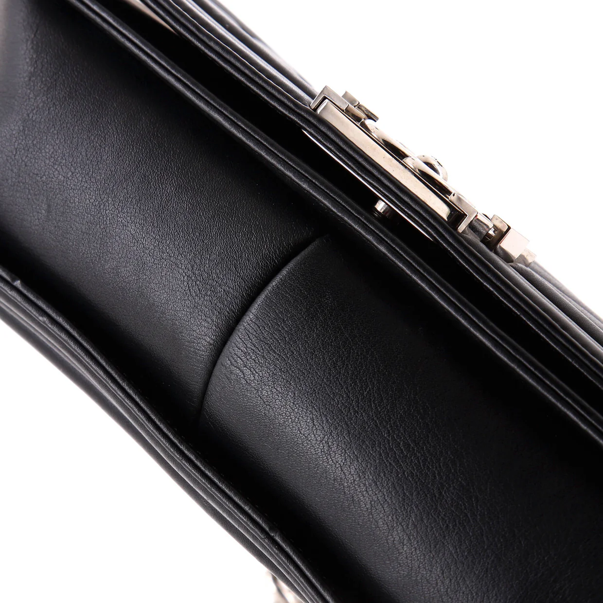 Boy Flap Bag Chevron Calfskin New Medium - Deep Luxury