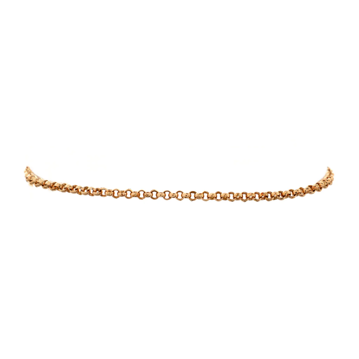 Clou de Forge Chain Bracelet 18K Rose Gold with Pave Diamonds - Deep Luxury