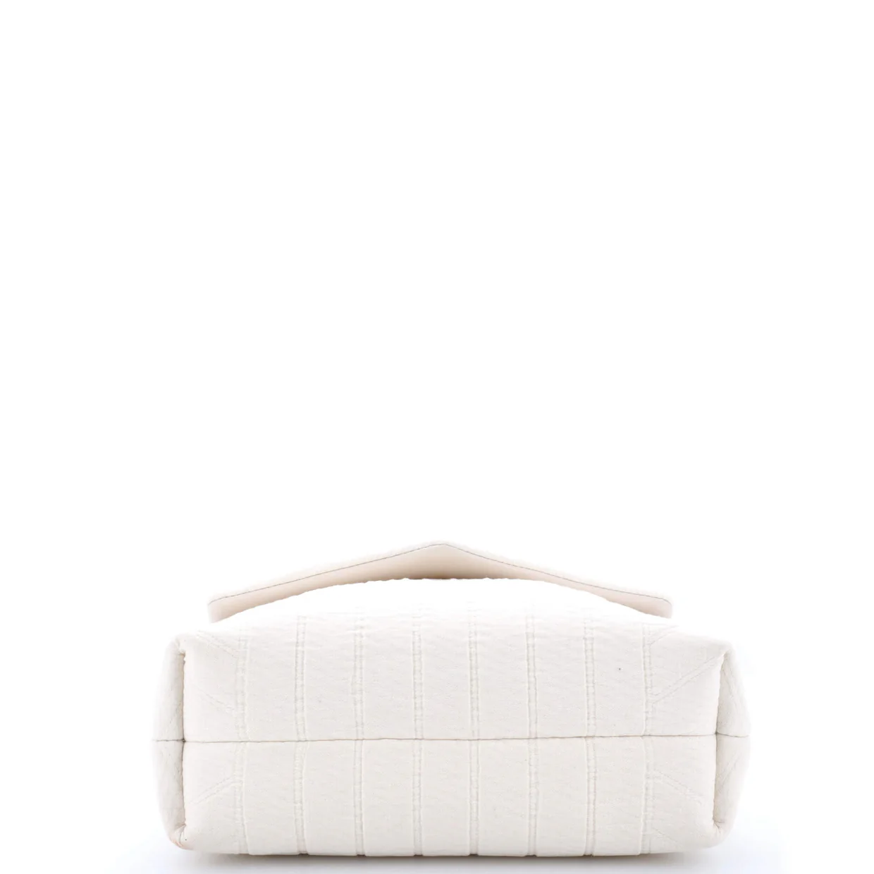 Loulou Shoulder Bag Matelasse Chevron Fabric Small - Deep Luxury