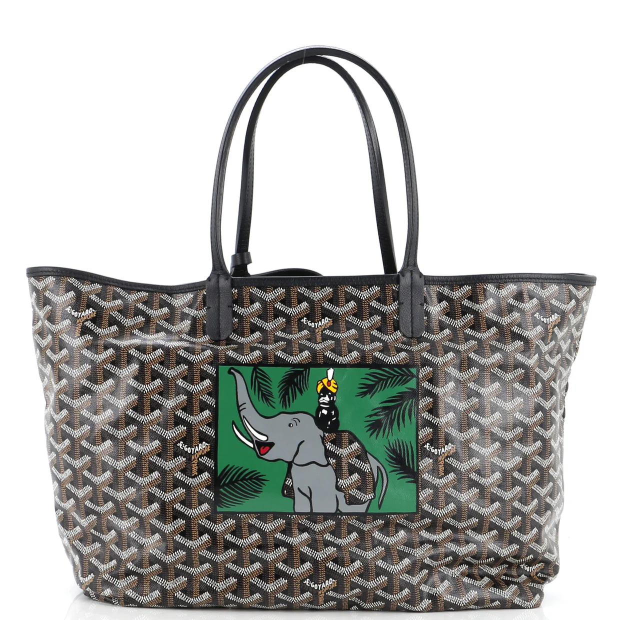 Saint Louis Tote Printed Coated Canvas PM - Deep Luxury
