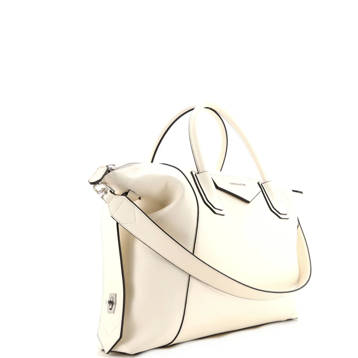 Antigona Soft Bag Leather Medium - Deep Luxury