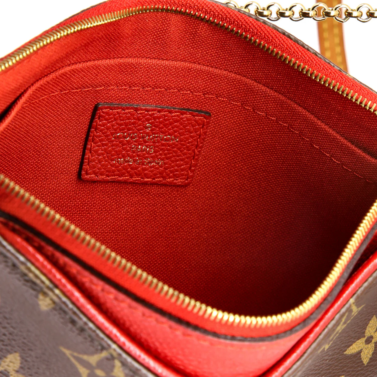 Pallas Clutch Monogram Canvas with Leather - Deep Luxury