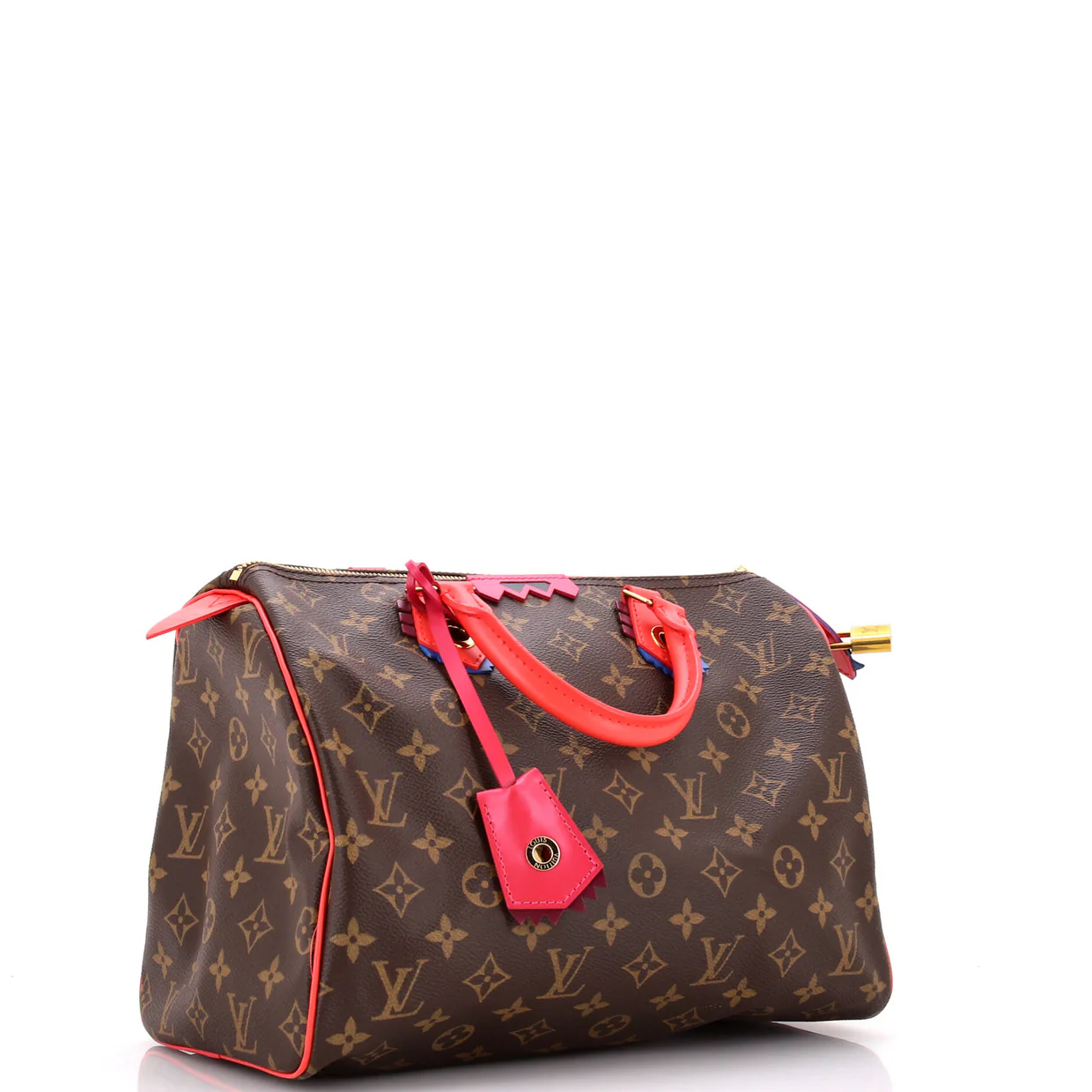 Speedy Handbag Limited Edition Totem Monogram Canvas with Leather 30 - Deep Luxury