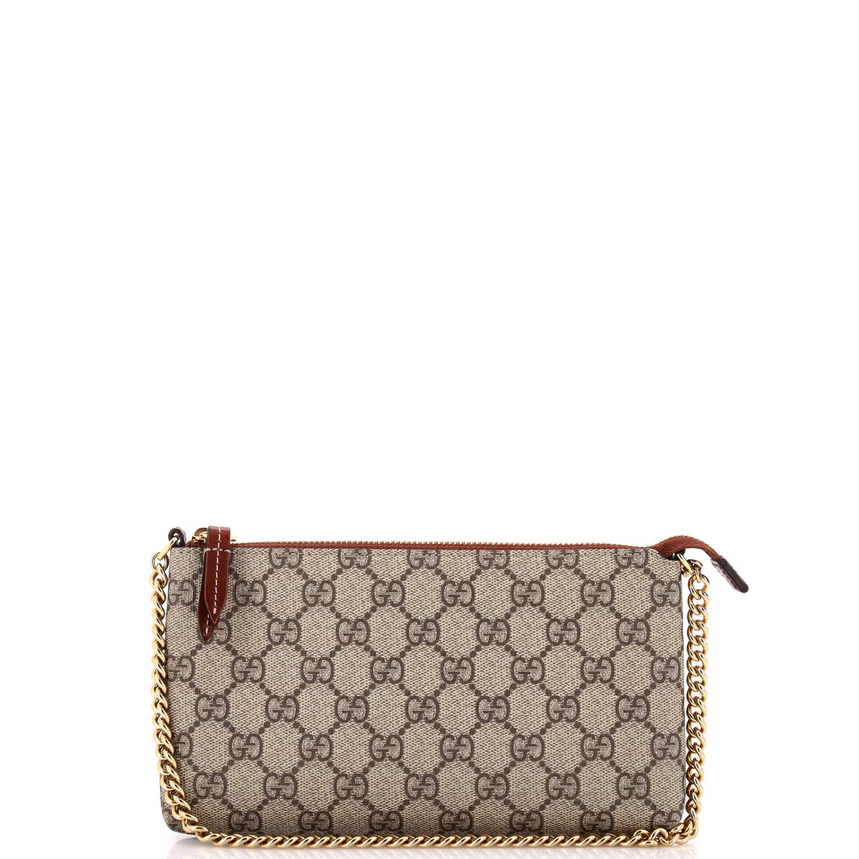 Chain Wristlet Wallet GG Coated Canvas - Deep Luxury