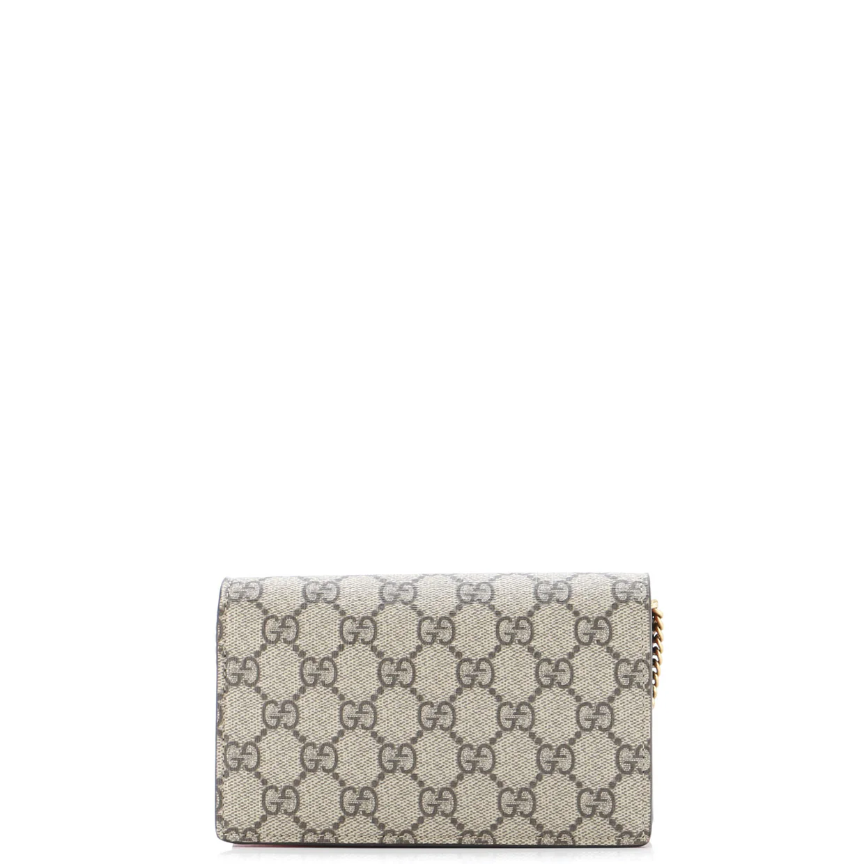 Cherries Wallet on Chain GG Coated Canvas Mini - Deep Luxury