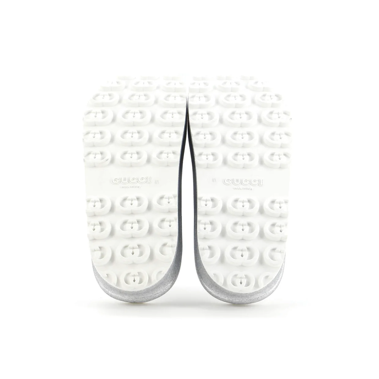 Interlocking G Platform Slide Sandals Rubber - Deep Luxury