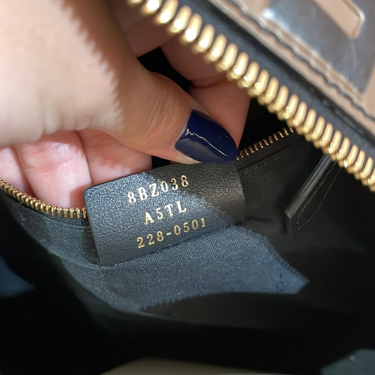 By The Way Backpack Zucca Embossed Leather Mini - Deep Luxury