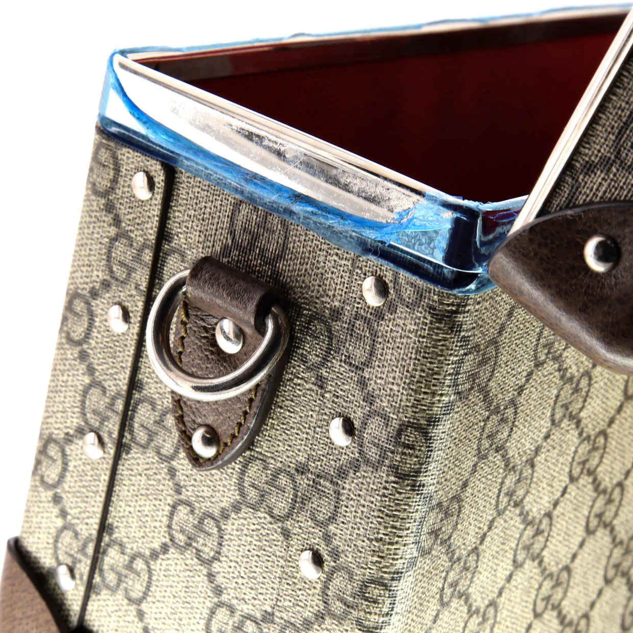 Bamboo Globe-Trotter Vanity Case GG Coated Canvas - Deep Luxury
