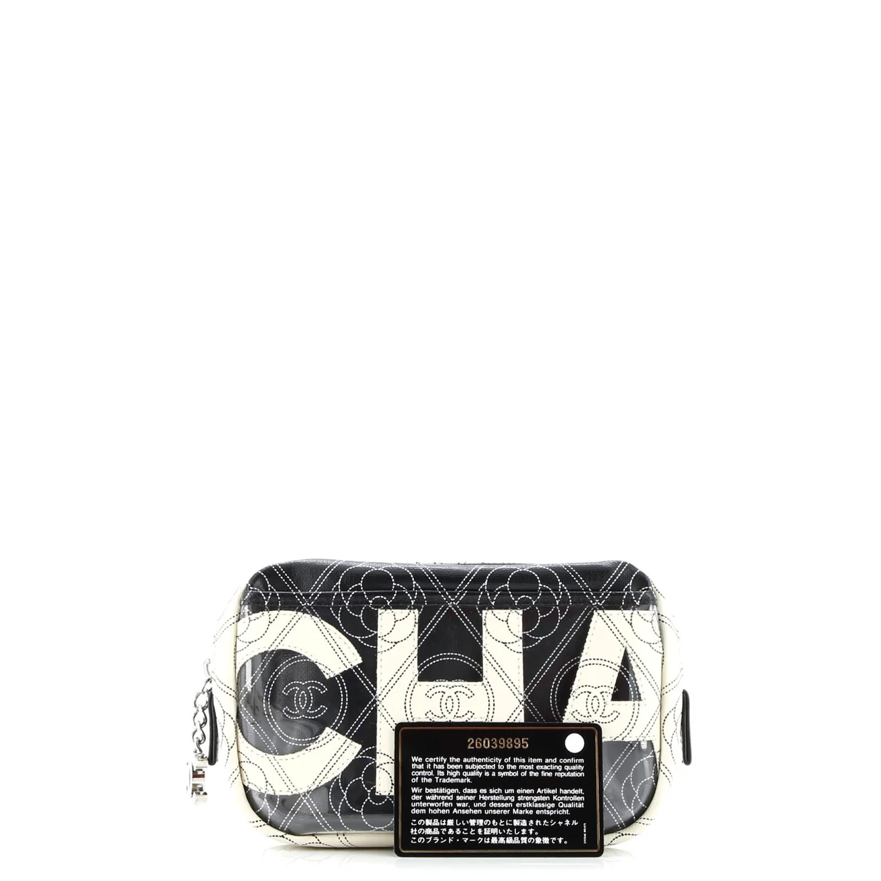 Logo Camera Case Clutch Printed Coated Canvas - Deep Luxury