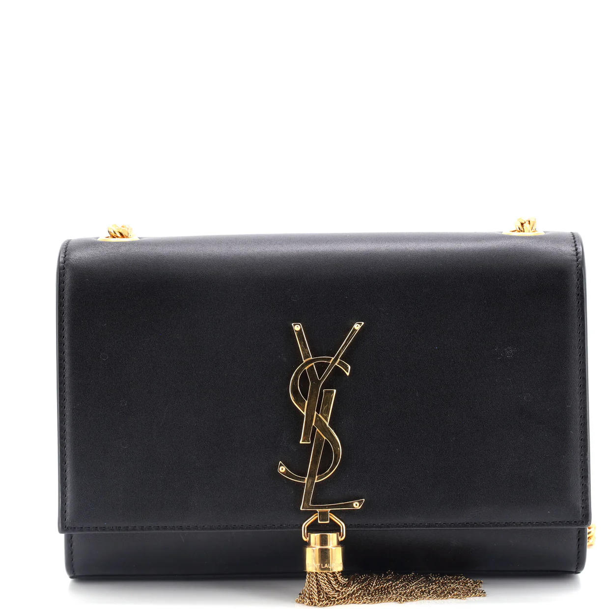 Classic Monogram Tassel Crossbody Bag Leather Small - Deep Luxury