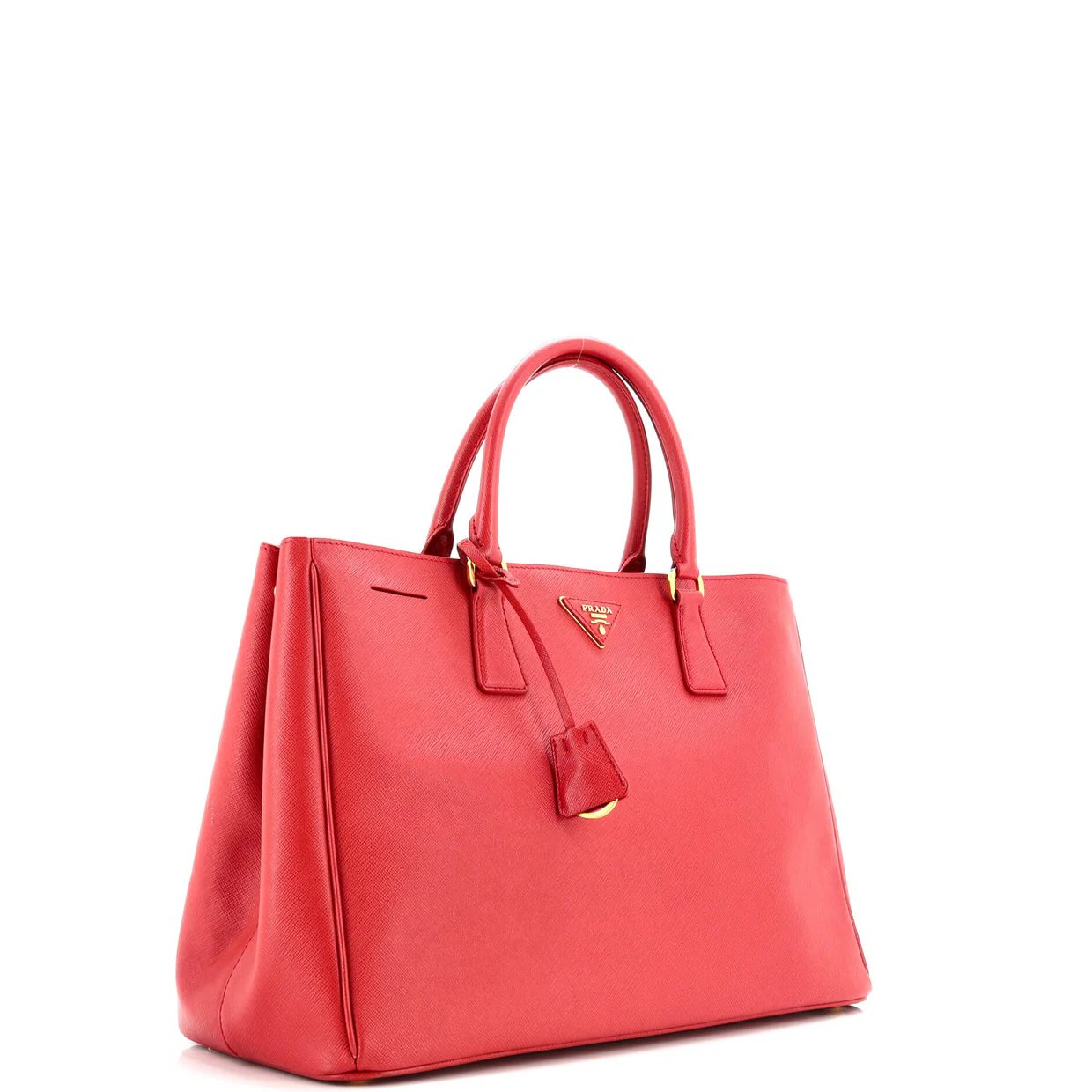 Lux Open Tote Saffiano Leather Large - Deep Luxury