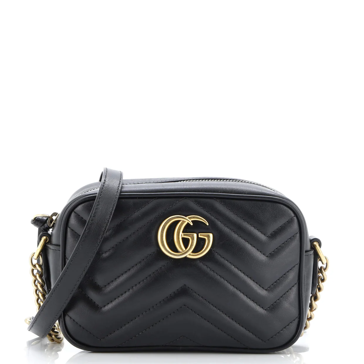 GG Marmont Shoulder Bag Matelasse Leather Mini - Deep Luxury