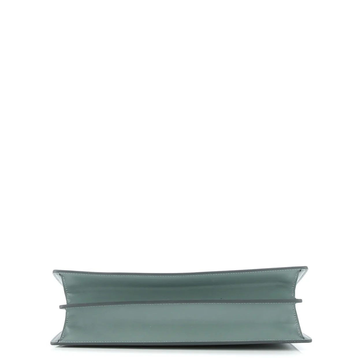 Clasp Top Handle Bag Leather Medium - Deep Luxury