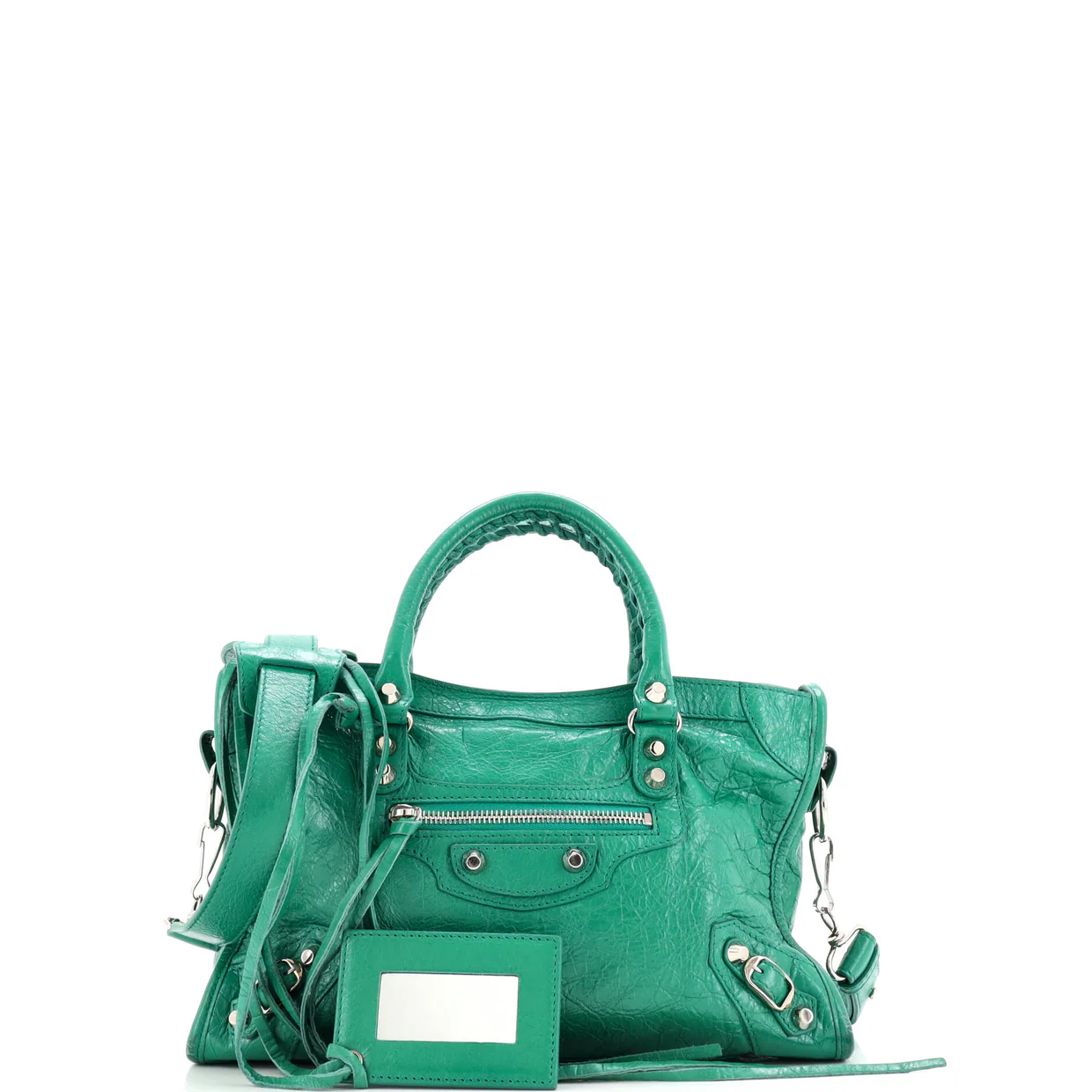 City Classic Studs Bag Leather Small - Deep Luxury