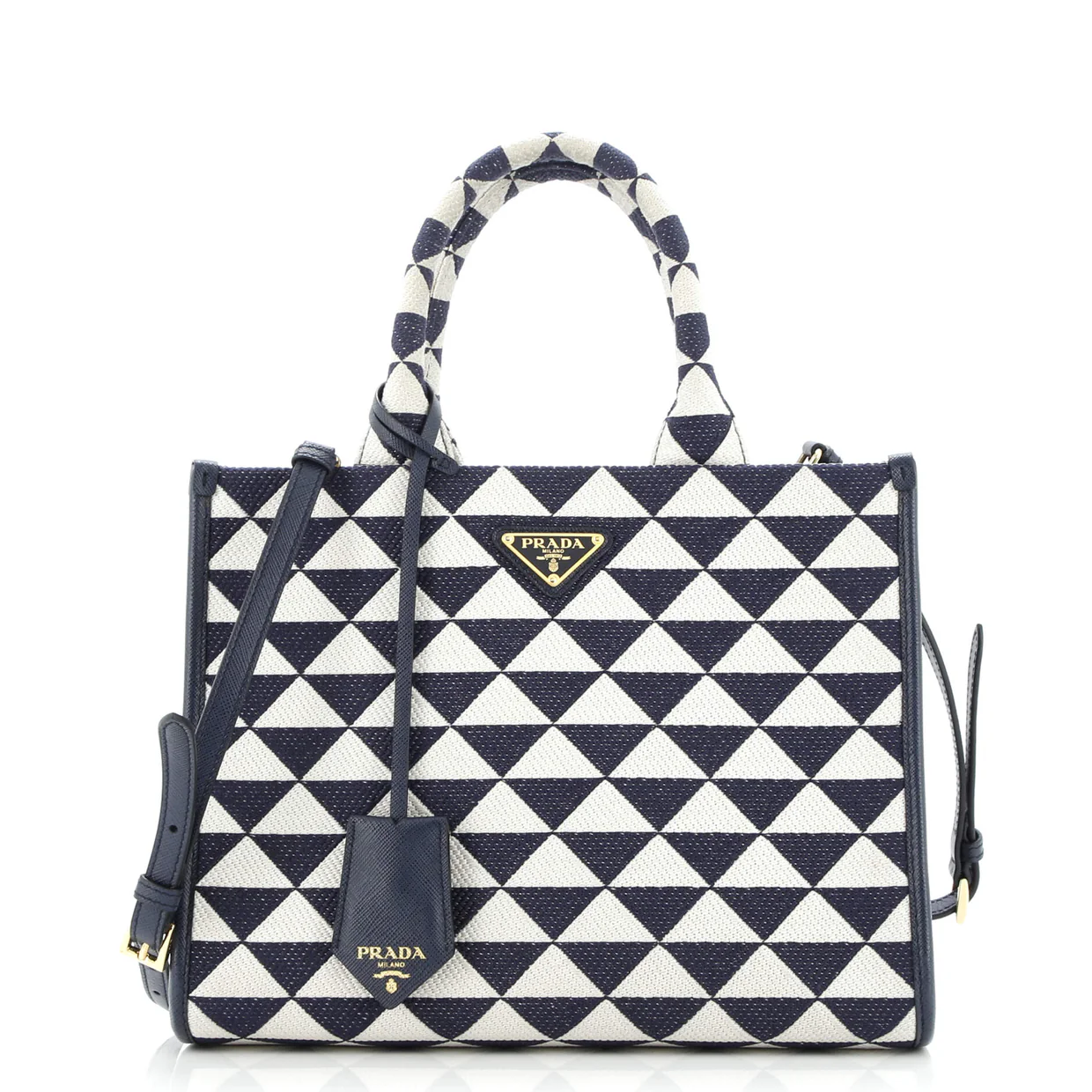 Symbole Shopper Tote Jacquard Small - Deep Luxury