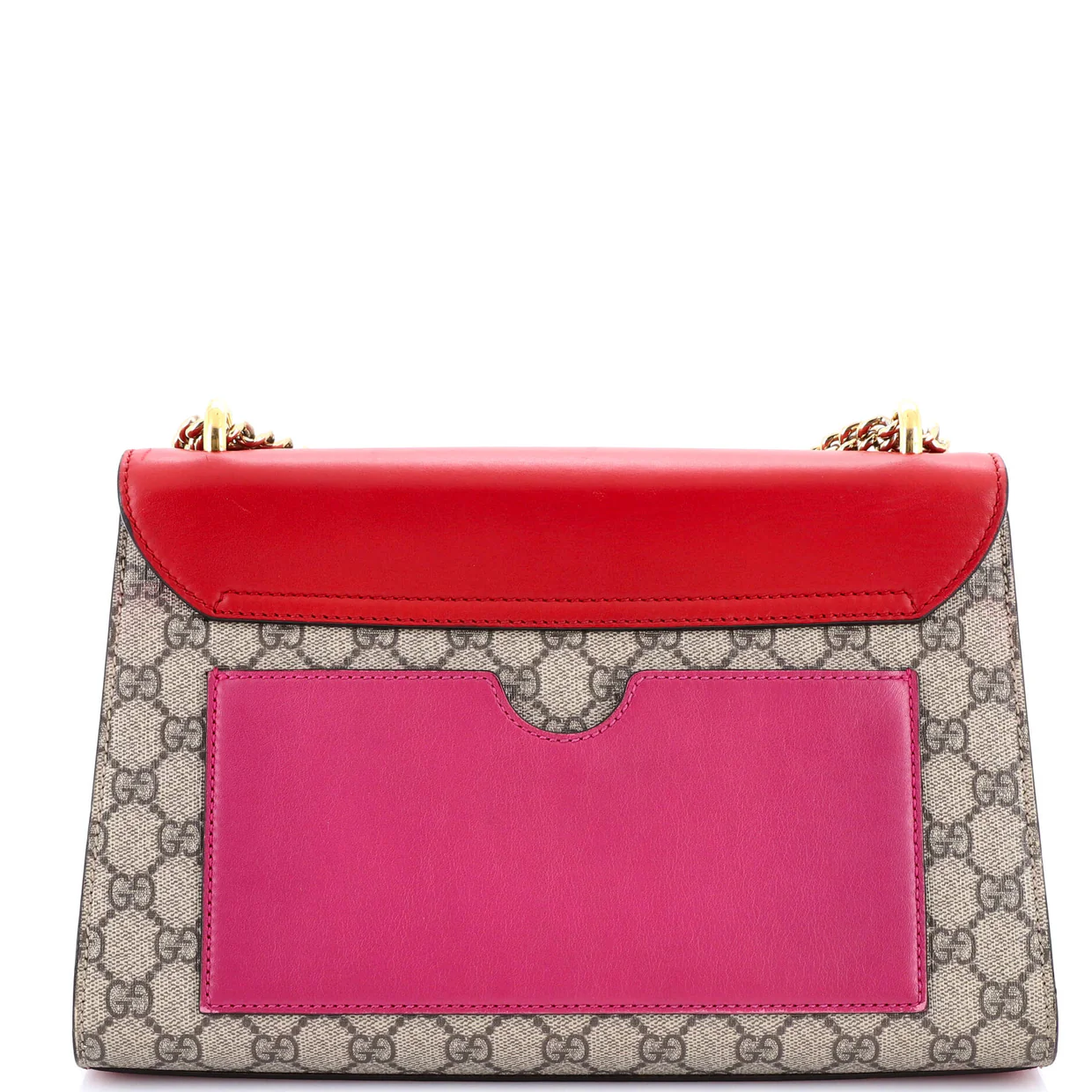 Padlock Shoulder Bag GG Coated Canvas and Leather Medium - Deep Luxury