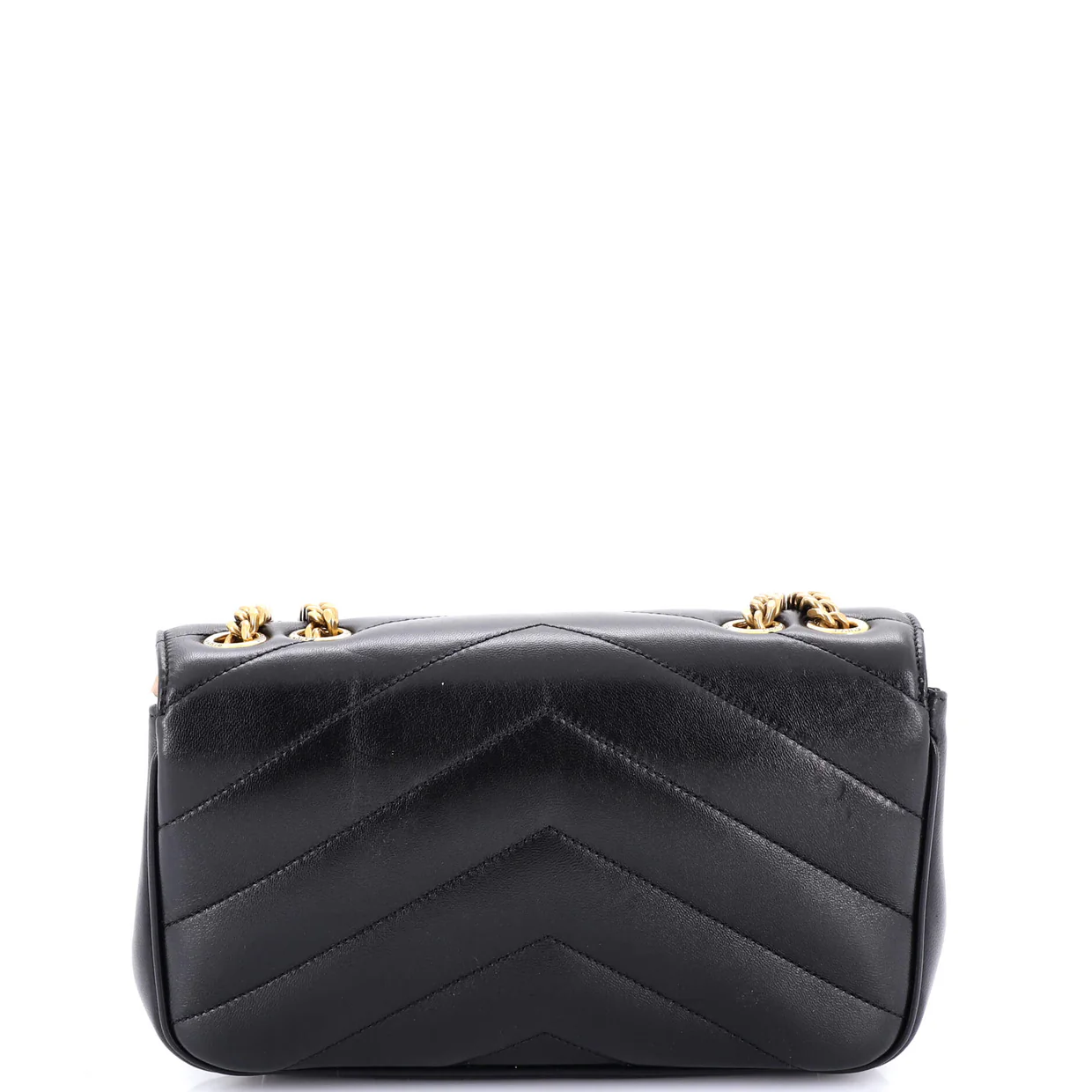 Loulou NM Shoulder Bag Matelasse Chevron Leather Small - Deep Luxury