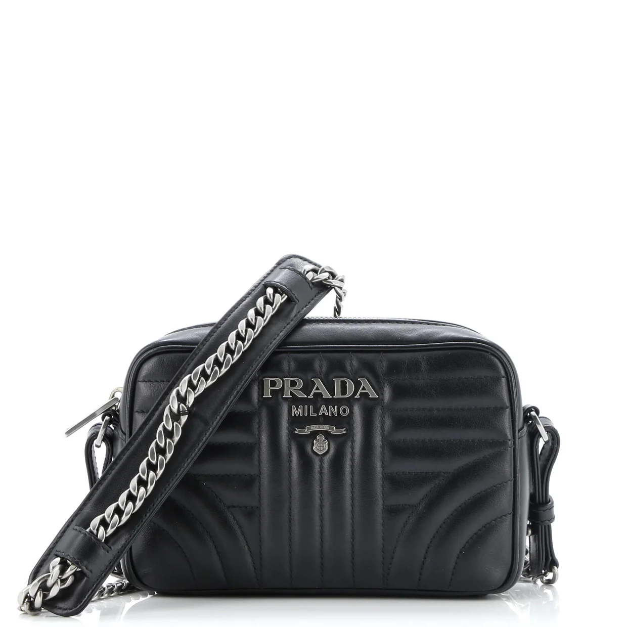 Camera Bag Diagramme Quilted Leather Small - Deep Luxury