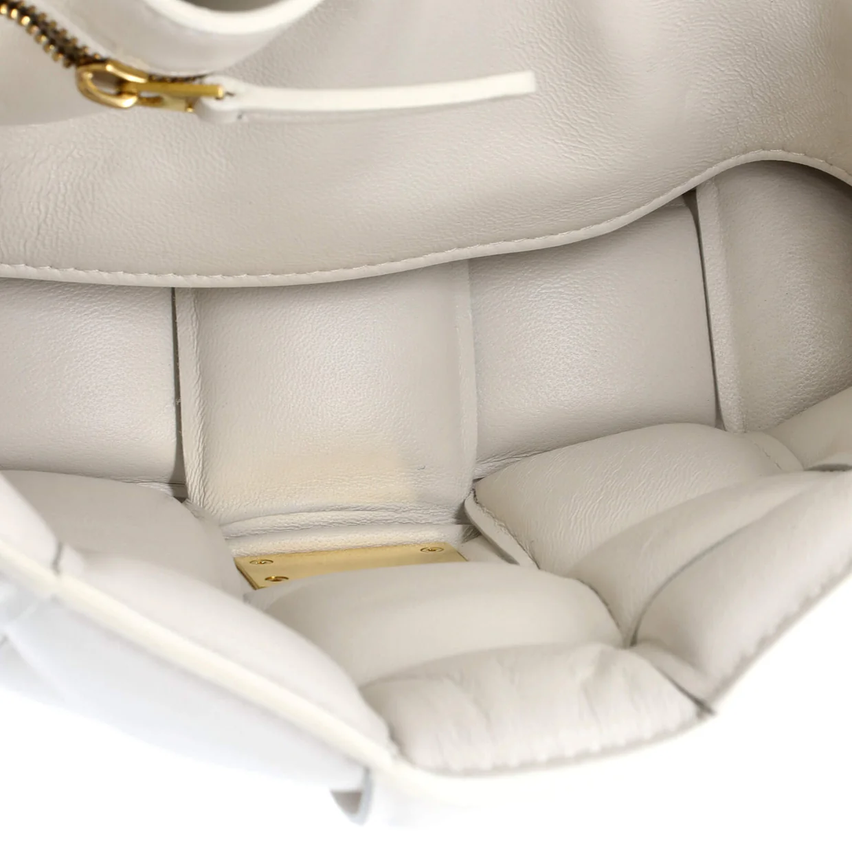 Cassette Crossbody Bag Padded Maxi Intrecciato Leather - Deep Luxury