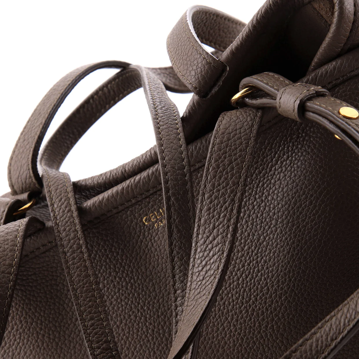 Folded Cabas Leather Small - Deep Luxury