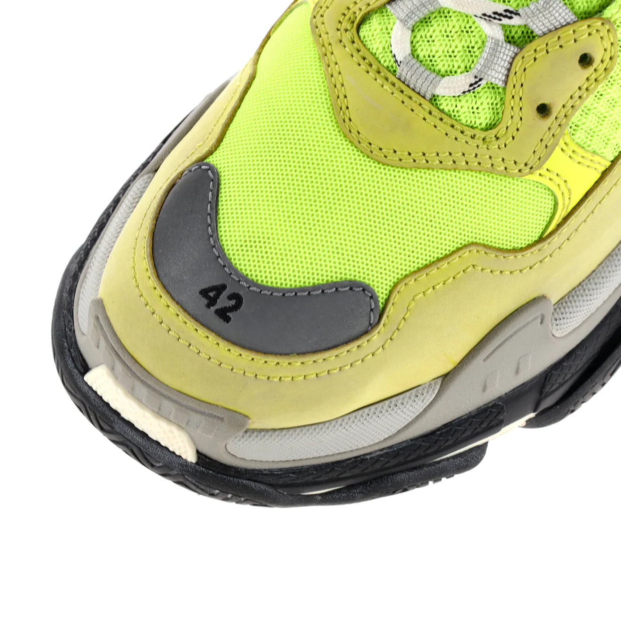 Men's Triple S Sneakers Fabric and Mesh with Faux Leather - Deep Luxury