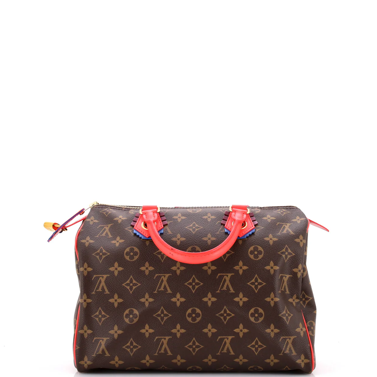 Speedy Handbag Limited Edition Totem Monogram Canvas with Leather 30 - Deep Luxury