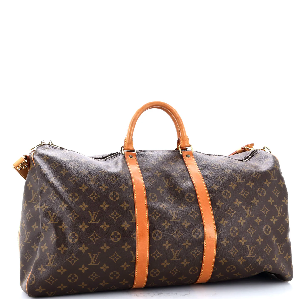 Keepall Bandouliere Bag Monogram Canvas 55 - Deep Luxury