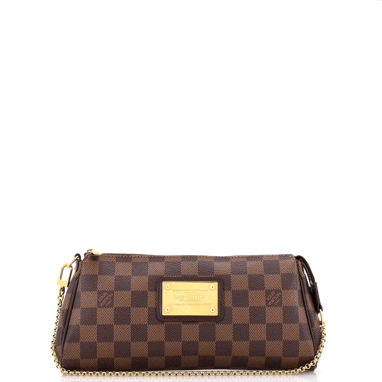Eva Handbag Damier - Deep Luxury