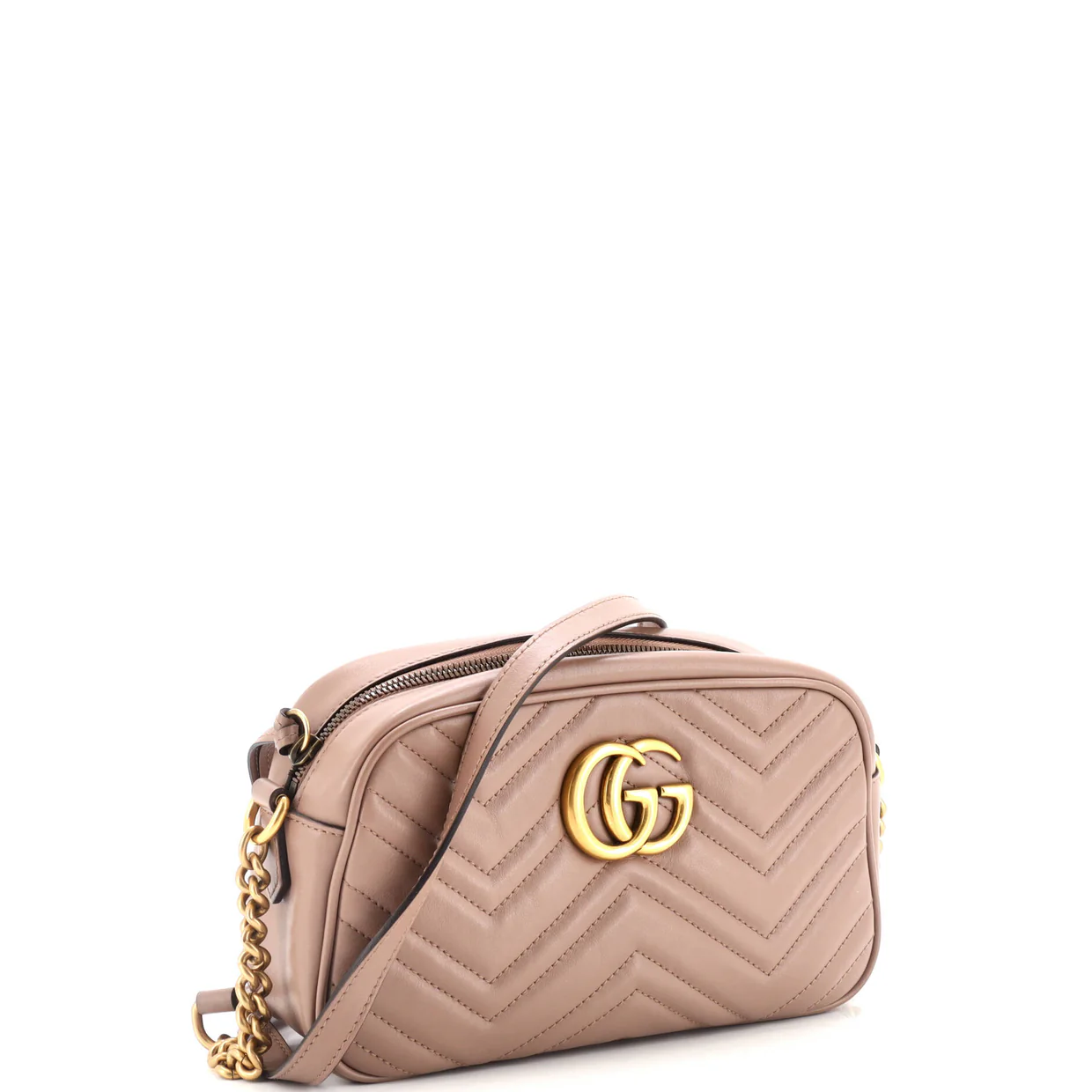 GG Marmont Shoulder Bag Matelasse Leather Small - Deep Luxury