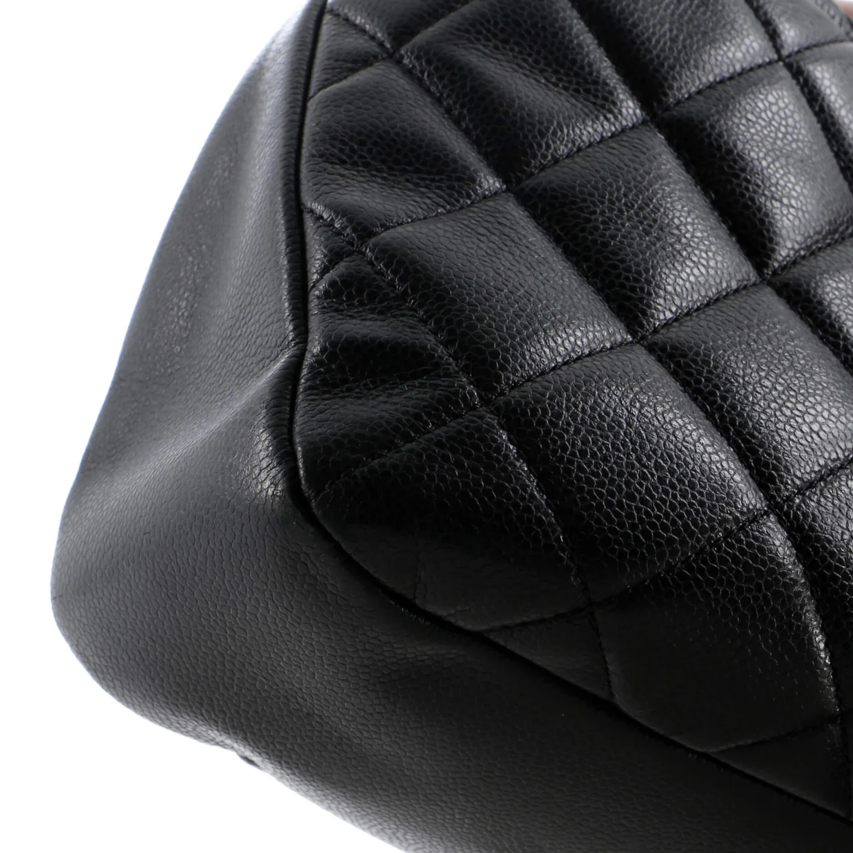 Timeless CC Soft Tote Quilted Caviar Large - Deep Luxury