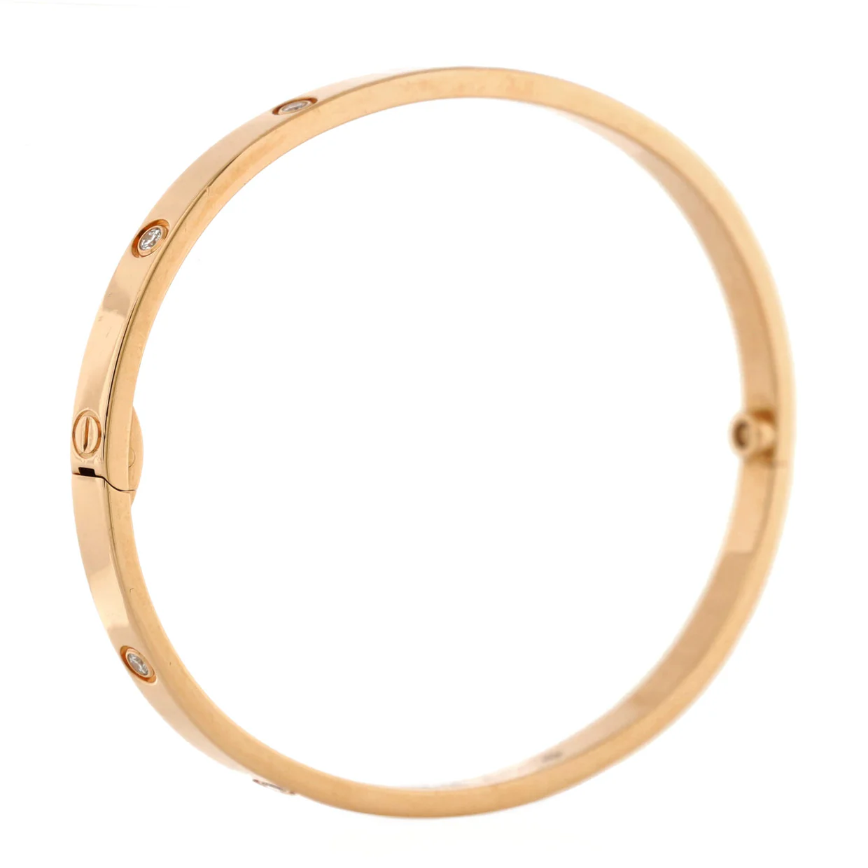Love 10 Diamond Bracelet 18K Rose Gold with Diamonds Small - Deep Luxury