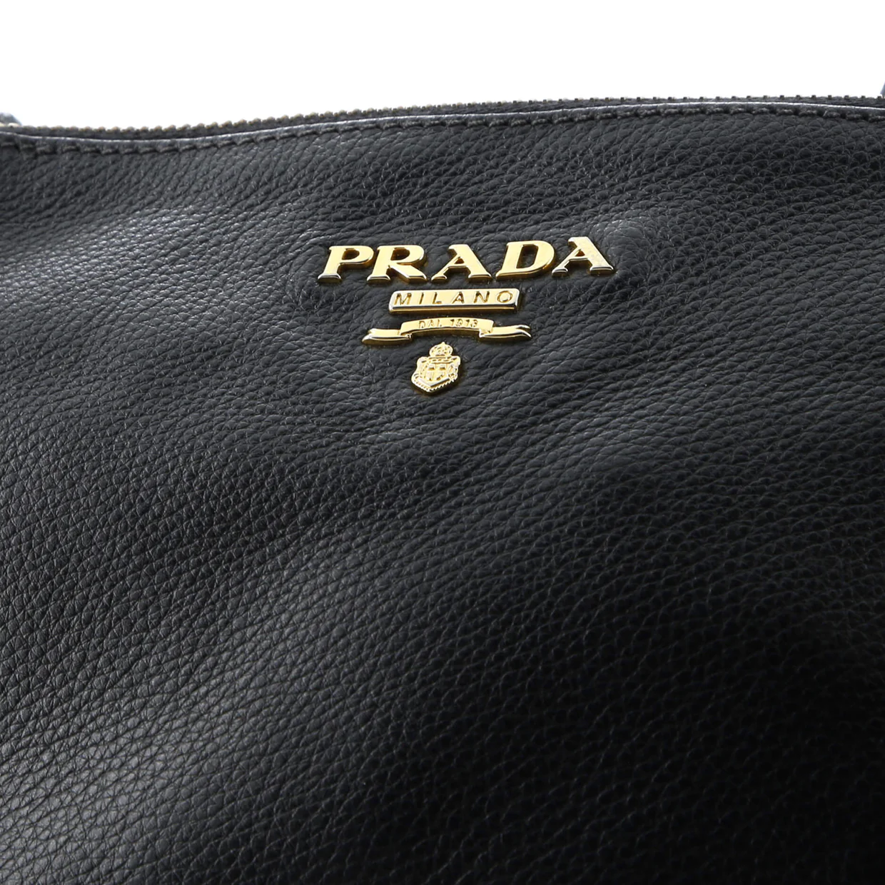 Double Zip Crossbody Bag Vitello Daino Small - Deep Luxury