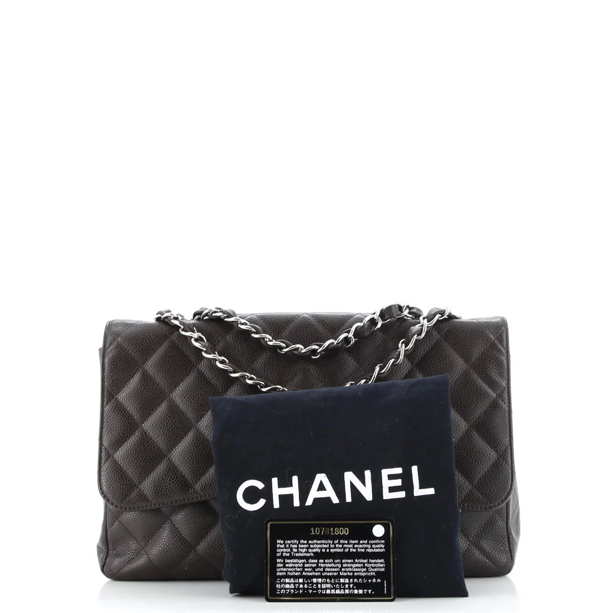 Vintage Classic Single Flap Bag Quilted Caviar Jumbo - Deep Luxury