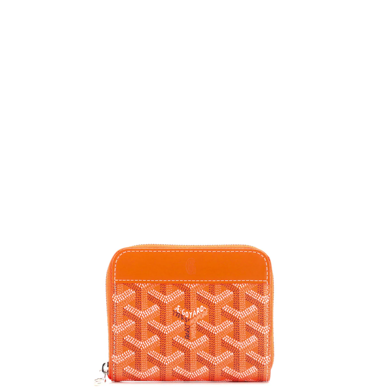 Matignon Zip Wallet Coated Canvas with Leather PM - Deep Luxury